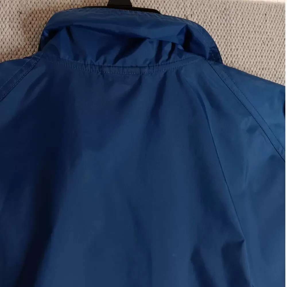 Nike Vintage Windbreaker Jacket XL Blue Y2K Embroidered Swoosh Track Performance